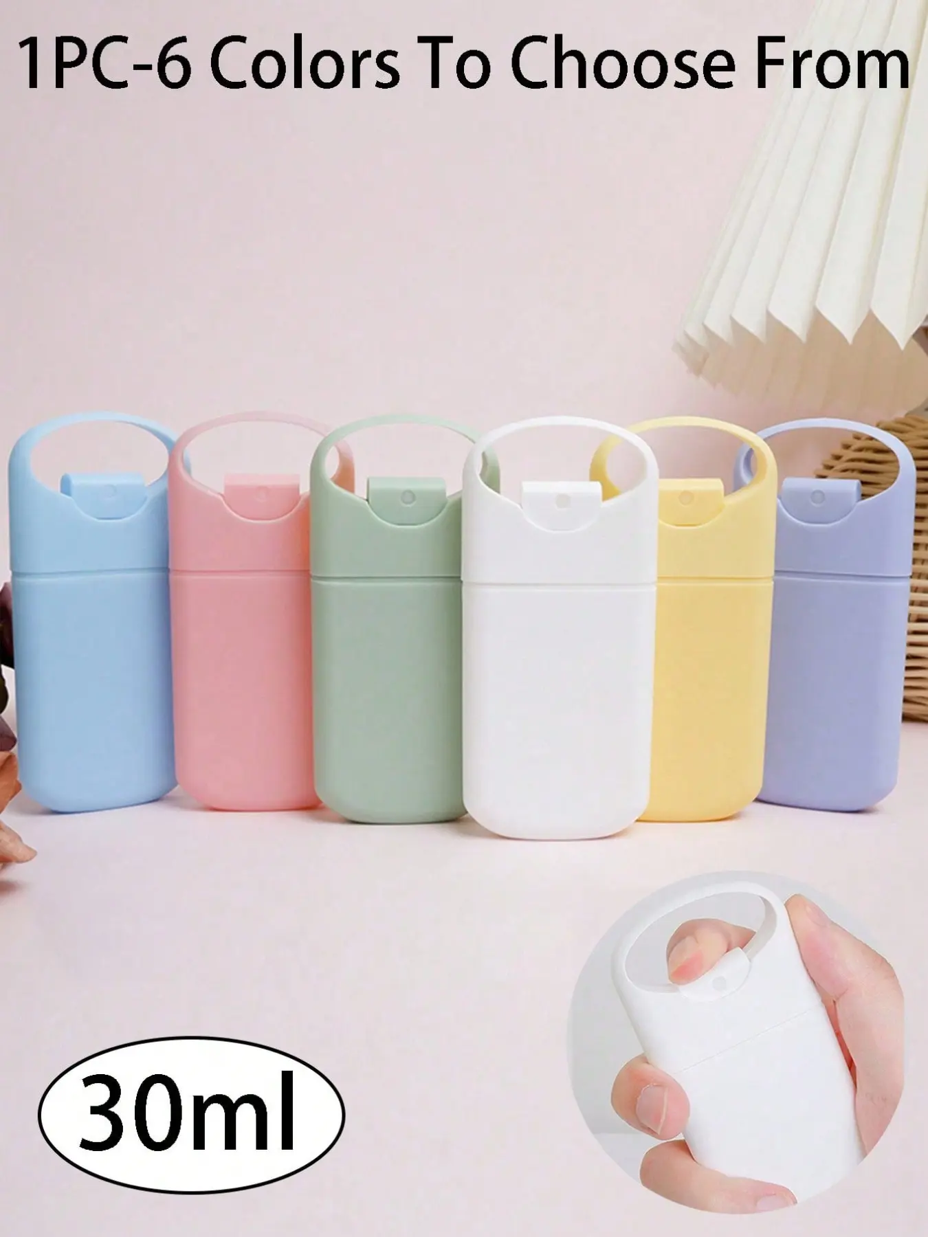 Portable Travel Spray Bottle Alcohol Dispenser, Suitable for Perfume Hand Sanitizer Cosmetics, Includes Protective Case, All Seasons Use, Travel Container Bottle