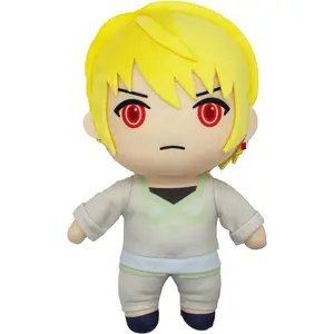 Hunter X Hunter Kurapika Scarlet Eyes Ver 8" Stuffed Plush, Collectible Stuffed Animals, Entertainment Collectible
