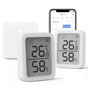 Thermometer Hygrometer, wireless digital indoor thermometer humidity monitor with app alerts for homes, greenhouses, basements and pets