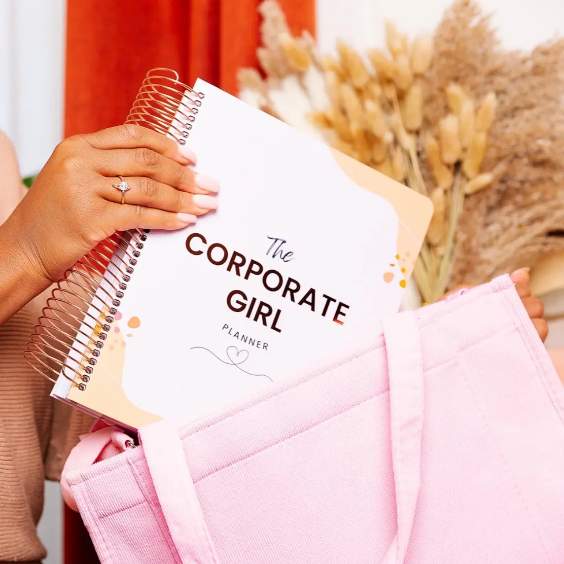 The Corporate Girl Planner, 6 month, Undated, Daily  - 2nd Edition spiral notebook Office Stationery Supplies, Calendar Planner, Planner Binder