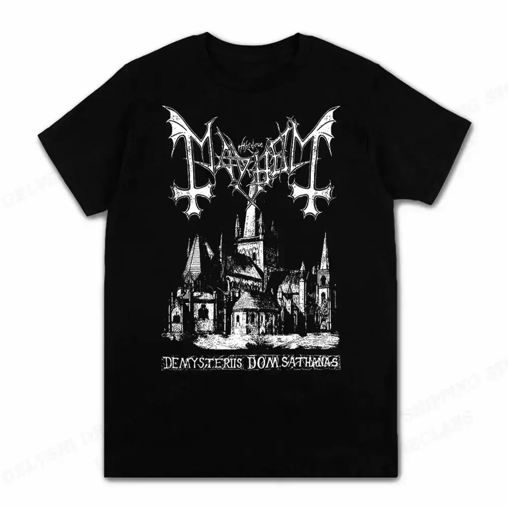 Mayhem Death Graphic Tee, Mayhem Rock Camisetas Boy Unisex T-Shirt, Perfect for Music Fans