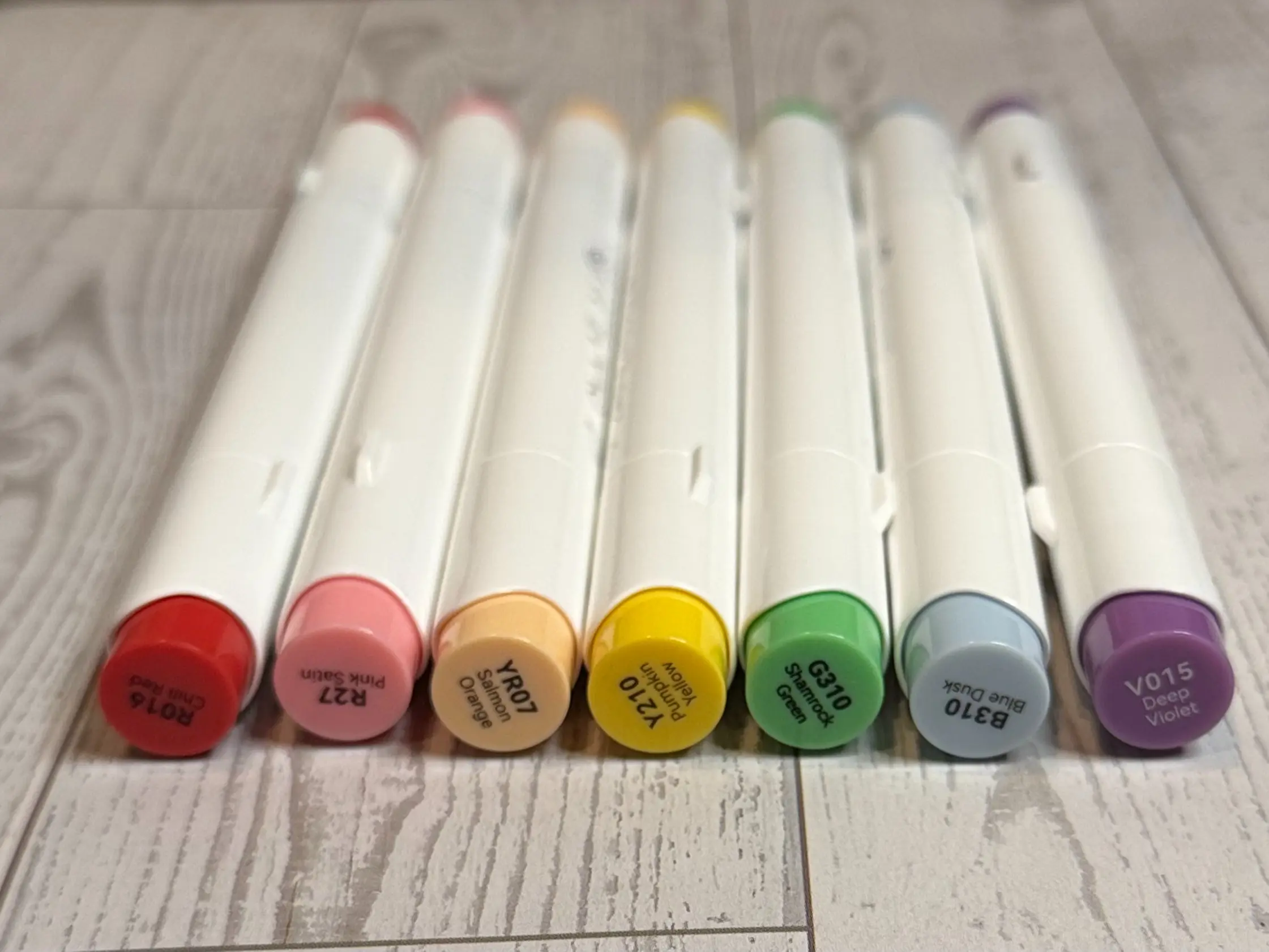 Rainbow Bundle 7 –Ohuhu Honolulu Brush/Fine/Chisel  Tip Marker –  7 Color Sold by The Marker Monster, Colored Brush Markers, Mysterypackfinds