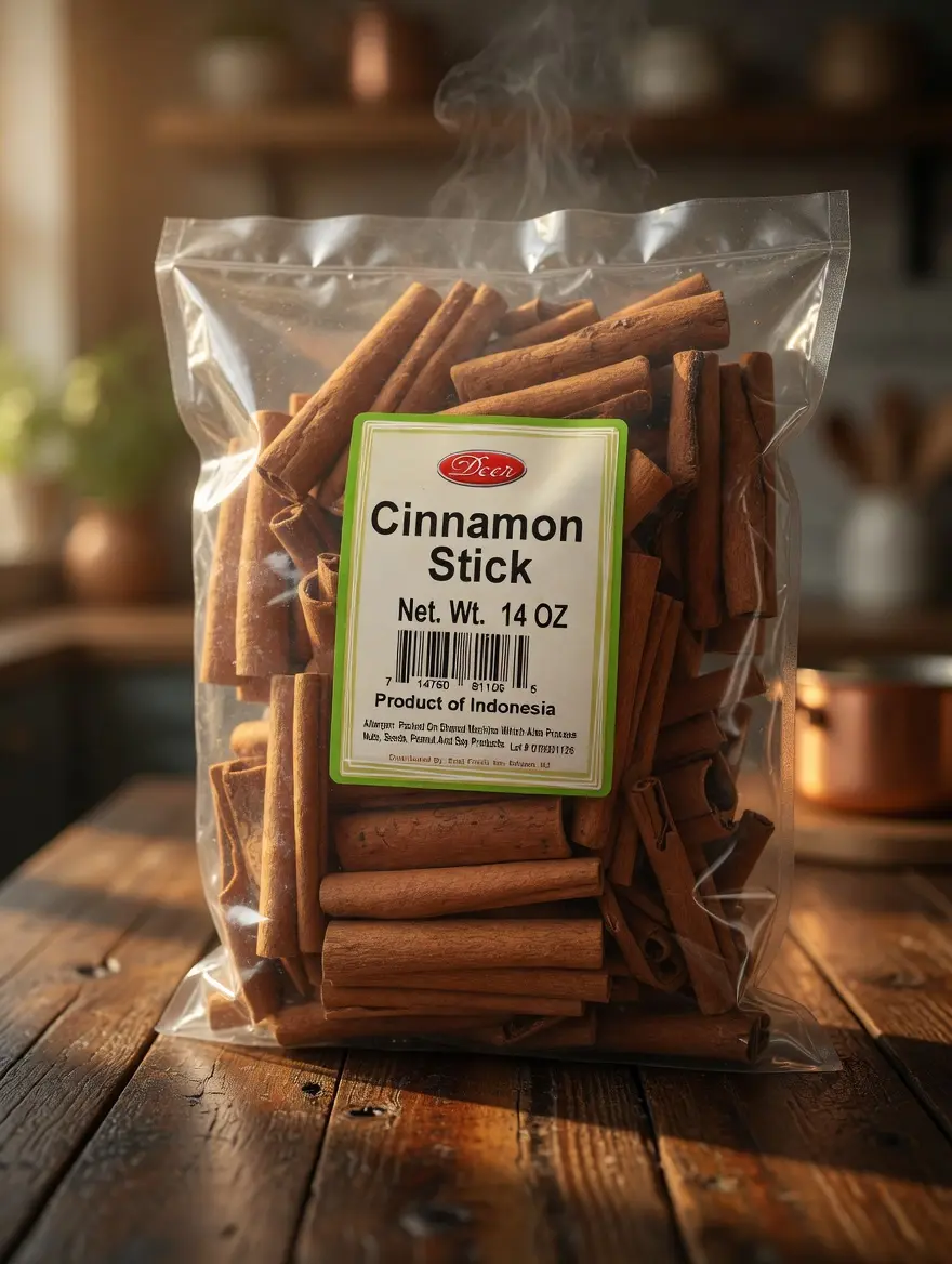 Premium Cinnamon Sticks, Natural Flavor Enhancer for Cooking, Baking & Beverage Preparation