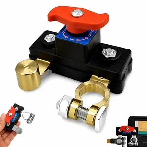 Heavy Duty Car Smart Battery Disconnect Breaker Switch, for Car Truck RV Fishing Boat Electrical Supplies, Pure Copper Core High Conductivity Cut-off Switch, Stable Current Flow, Safe Power Isolation, Special Father's Day Gift