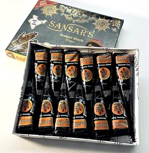 25g| Henna cones, brown and black