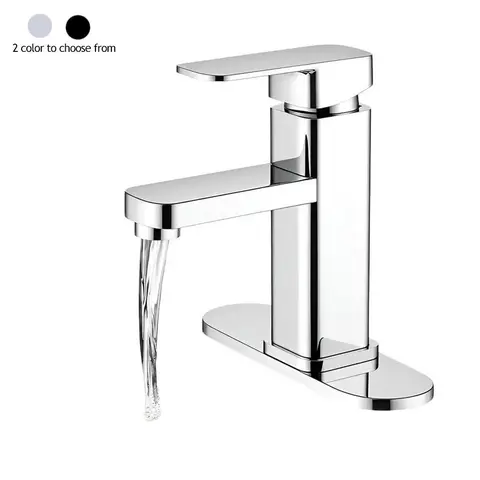 Stainless Steel Sink Faucet, Waterfall Faucet, Basin Mixer Tap, Single Hole Cold Hot Water Mixer, Modern Style, Bathroom Faucets, Bathroom Basin Replacement Accessories, Faucets For Bathroom Sinks