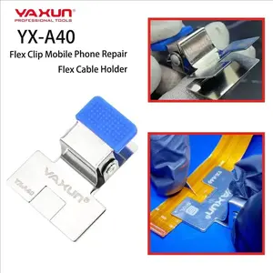 YAXUN YX-A40 Mobile Phones Repair Flex Cable Holder Professional Phone Repair Flex Clip Manual Tool for PCB Soldering Maintenance