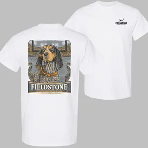 Fieldstone Hunting Dog T-Shirt – American Made Graphic Tee Featuring Sporting Hound, Outdoor Lifestyle Brand, Unisex - Tops, Menswear, Streetwear