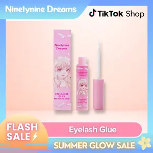 Ninetynine Dreams Eyelash Glue For Everyday Lash Cluster & Strips Latex-Free Sensitive Eye Beginner Friendly Adhesive Lash Glue Daily Cosmetic