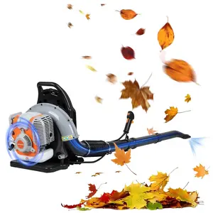 76.5cc 4-Stroke Backpack Gas Leaf Blower High-Velocity Low Noise Quick Start Gas Powered Snow Leaf Blower for Yard Garden