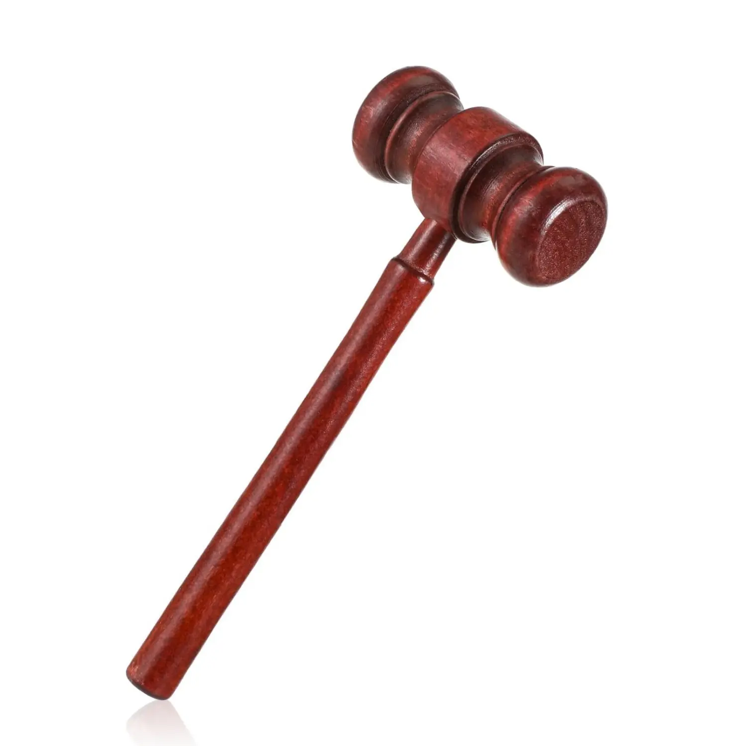 1PCS Wooden Judge Hammer, Courtroom Prop, Party Props, Halloween Costume Accessory, Judicial Attire Item, Wooden Gavel for Role-Playing Parties