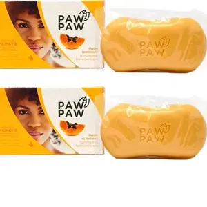 Paw Paw Skin & Body Clarifying Soap Papaye Papaya 180g (Pack of 3) Extracted with Vitamin E - Cleanser for Skin Care - Comfort