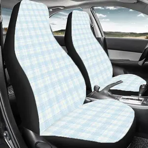 Plaid Pattern Car Seat Cover, Durable Polyester Car Seat Protector, Universal Seat Protectors for Cars, Suvs, Sedans, Auto Seat Covers, Car Accessories