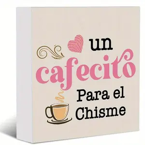 Coffee Sign, Coffee Farmhouse Signs, Rustic Coffee Sign, Spanish Kitchen Home Decoration for Coffee Lovers Coffee Station Bar, Decoration Items, Room Decor, Home Decor Products