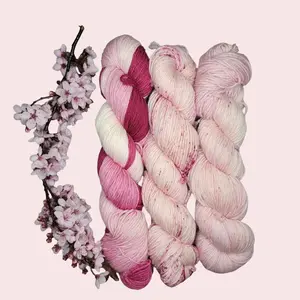 Cherry Blossom Hand Dyed Yarn Set