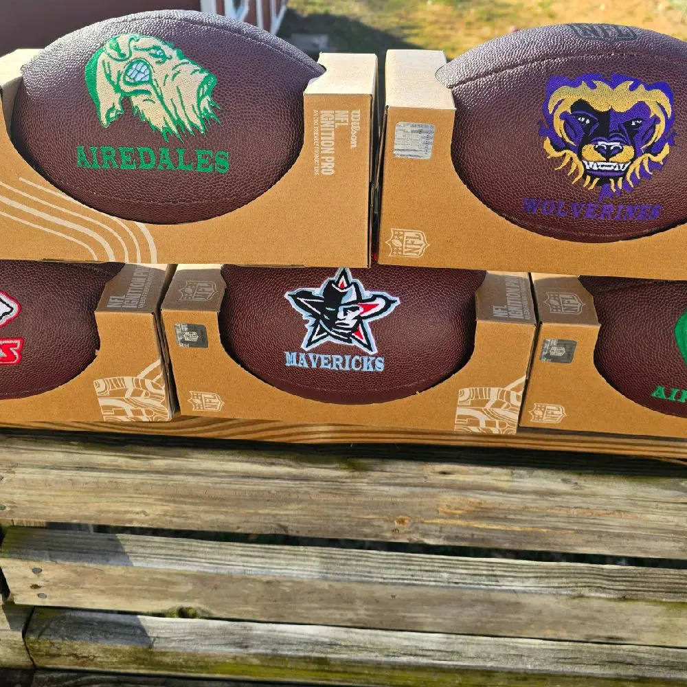 custom footballs