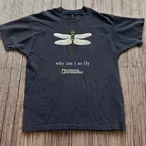 National Geographic Dragonfly T-Shirt  Vintage 90s Style Unisex Tee, Retro Music Fan Gifts