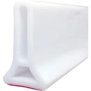 67Inch Collapsible Shower Threshold Water Dam 2" High Shower Barrier Water Stopper 2" Tall Shower Water Guard To Keep Water In Shower Dry And Wet Separation Bathroom Wheelchair Accessible