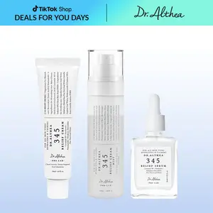 [Dr.Althea Official] 345 Relief Trio Set - Soothing Cream for Deep Hydration and Moisture Balance, Dual-Layer Cream Mist to Lock In Moisture, Relief Serum to Strengthen the Skin Barrier for a Healthy Glow