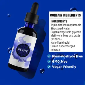 1% Methylene Blue Pharmaceutical Grade, USP Grade, Third-Party Tested Brain Health Dietary Supplement,Energy Booster, No Formaldehyde, Pain Relief