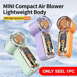 2026 New High-Speed Mini Handheld Fan, 100 Speed Settings, USB Rechargeable Portable Outdoor Fan, Compact Cooling Device, USB Fans, USB Powered Fan