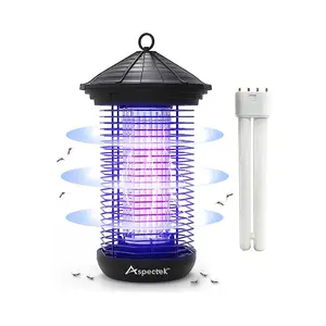Aspectek 20W Electric Outdoor Mosquito Zapper – Comes with Replacement Bulbs