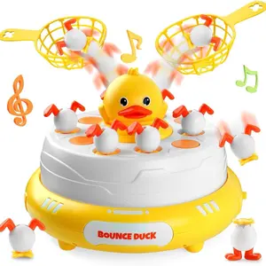 Christmas Toys Christmas ToysBounce and Catch Duck Board Game Toy for Kids - Interactive Learning Game with Popping Up Music Duck, Pops Up Music, Ages 3+, Net Contents: 2 Catch Ducks & 10 Duck Balls