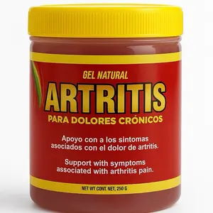 Gel Natural Arthritis 250g - Fast Relief Massage Gel for Chronic Pain Support & Symptom Relief Remedies Healthcare Therapy Treatment Arnica Ointment Arnica Beeswax