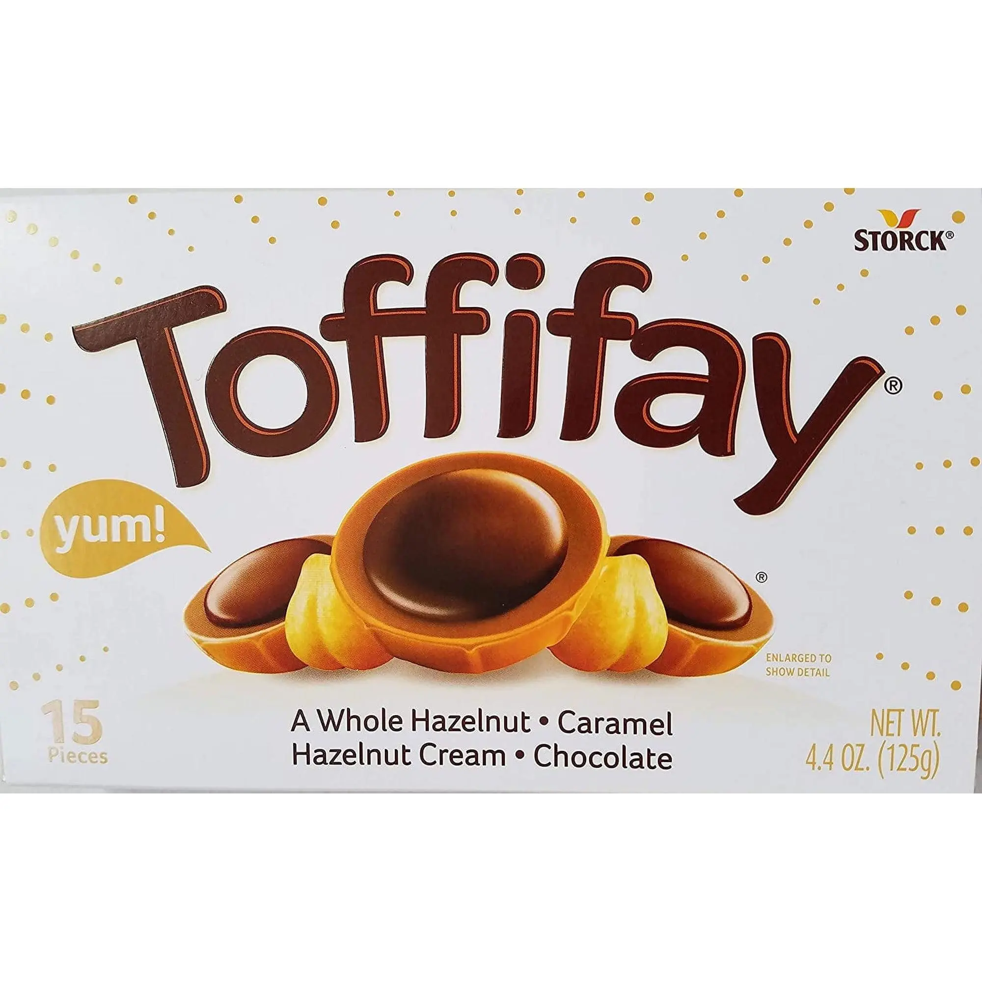 Toffifay Hazelnut Chocolate Caramel Candy 15ct Box 10 Pack