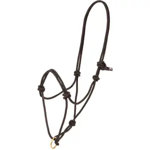 Jeffers Poly Rope Halter with Brass Plated Lead Ring Jeffers Poly Rope Halter with Brass Plated Lead Ring