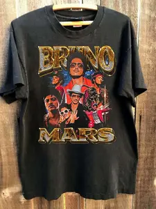 [Sale up to 40%], [Free Ship] Romantic Bruno Tour Graphic Tee, 2026 Concert Shirt, #Mars Unisex Music Fan Gift