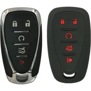 Keyless Entry Remote Key Fob Shell Cover Compatible with Chevrolet 2016-2020 Malibu Cruze Camaro Volt Blazer Traverse HYQ4EA 13508769 13508769E