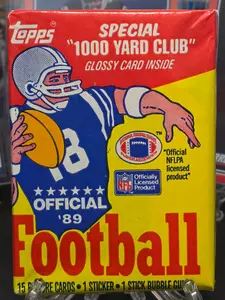 1989 Topps Football Wax Pack (15 cards)