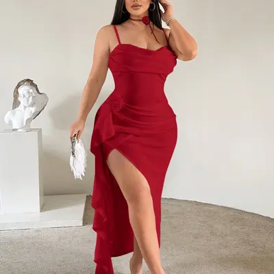 graduation dress plus size Trendy Pink Junior JTSH131 1x Women Dress Graduation Dress White Fitted Dress