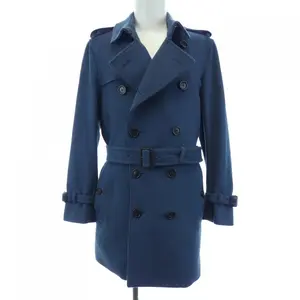 Pre-owned BURBERRY Cashmere Small Leather Goods Blend Trench Coat