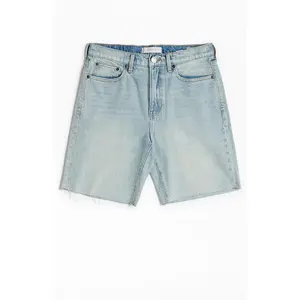 PacSun Men's Light Indigo Cutoff Denim Shorts