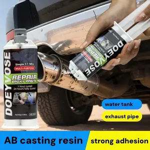 [Doeyvose ] Automotive Adhesives-Repair EPOXY Paste-Super Diamond Mud Seal for Metal-Epoxy Paste-Waterproof, Quick Drying, And High-Temperature Resistant, Suitable for Repairing Leaks in Metal Water Tanks And Radiators Instead of Welding-82G/2.89Oz