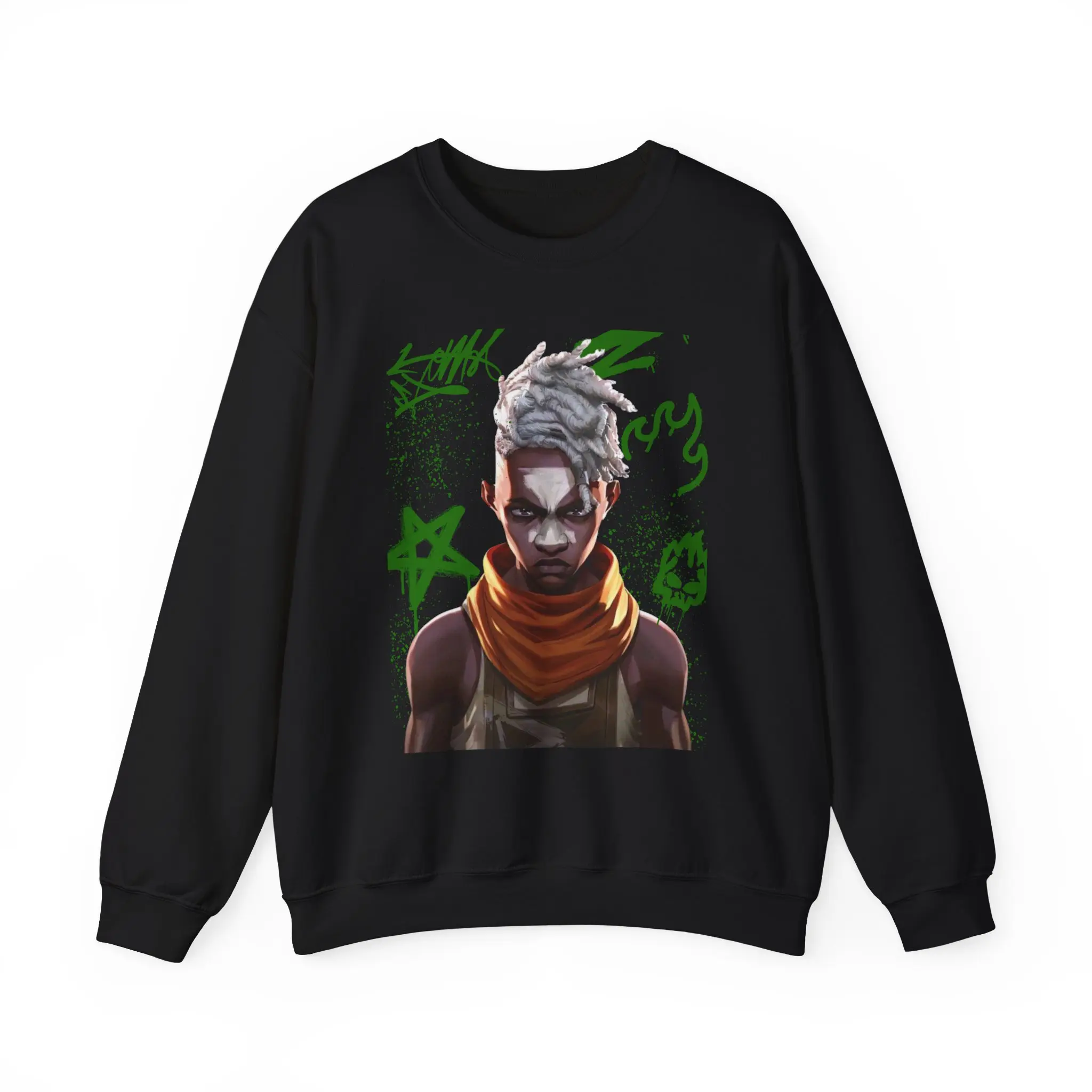 Ekko Graphic Sweatshirt, Arcane Movie Series League of Legends Crewneck, Unisex Heavy Blend Pullover, Gamer Gift, Gaming Apparel, Geeky