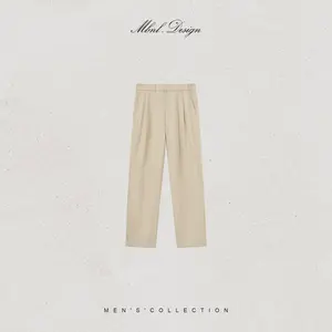 MBNL-F/ Qinlei Men's Wear 「Faroe」 Custom Spun Lyocell Ultra-Soft Elastic Back Waist Casual Pants LL-SSKZ20020