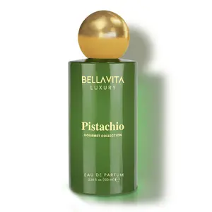 BellaVita Luxury's Gourmet Collection Pistachio Edp Fruity, Floral, Sweet Woody Long Lasting Fragrance Perfume For Men And Women 100ml