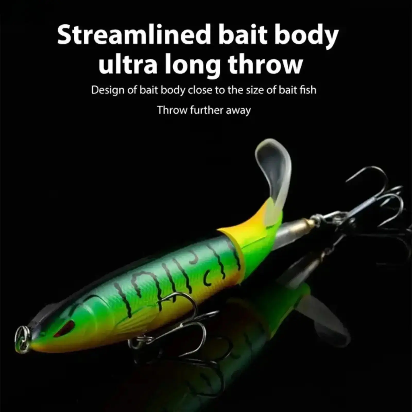 5Pcs & 10Pcs Optional Whopper Plopper Fishing Lures, Lifelike Realistic Hard Swimbaits Equipped With Sharp Treble Hooks, Wear-Resistant Highly Fish Attracting Tackle Suitable For Freshwater And Saltwater Angling