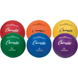 Champion Sports  Champion Sports Colored Rubber Volleyballs - Set of 6