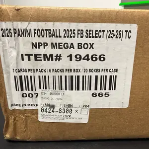 #2 Select Megas  HALF CASE 10 box +Apex 10 rookie/5Pro series repacks 20F / 600+C PYT (10+ Packs) 10Floor- 300+Ceiling CHASING ZEBRAS+ANIMAL PRINTS+ALTER EGOS + COLOR WHEELS + NUCLEAR APEX CEILINGS ! TWO CASE HITS LIVE