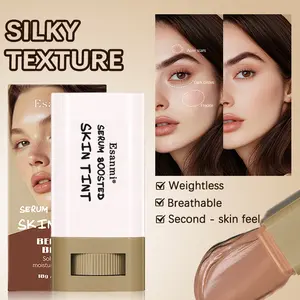 Solid Foundation Stick, Long-Lasting Hydrating Moisturizing Makeup, Medium Coverage, Natural Finish, Multiple Shades Available, Non-Caking Formula