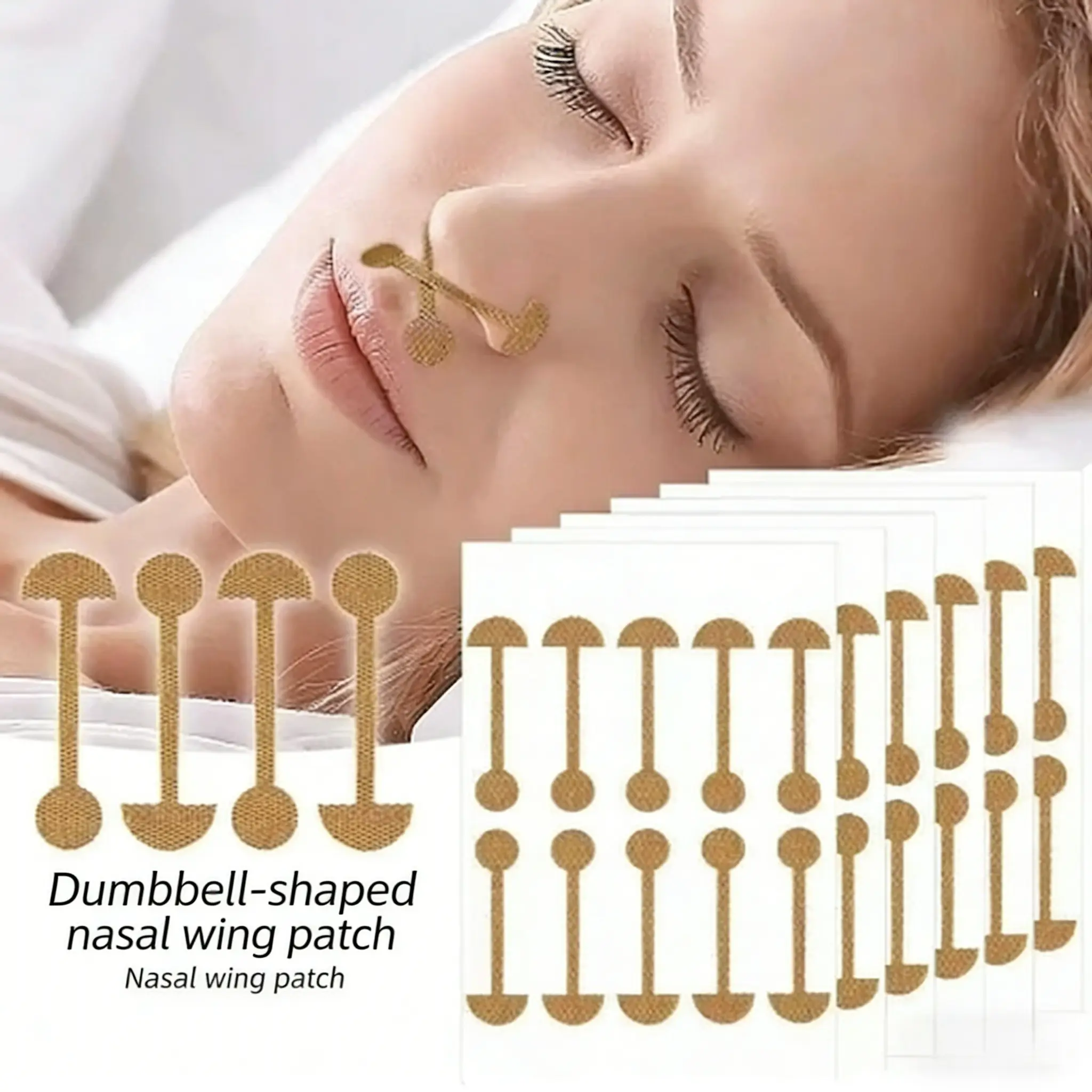 Nose Lifting Patch, Soft Gentle Elastic Self-Adhesive Nose Corrector Strips, Wide Nostril Shaping, Beauty Nose Contour, Facial Care Tool, Face Tape, Beauty Tools