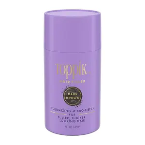 Toppik Hair Filler - Dark Brown Volumizing Micro-Fibers for Fuller Thicker Looking Hair 0.42 oz