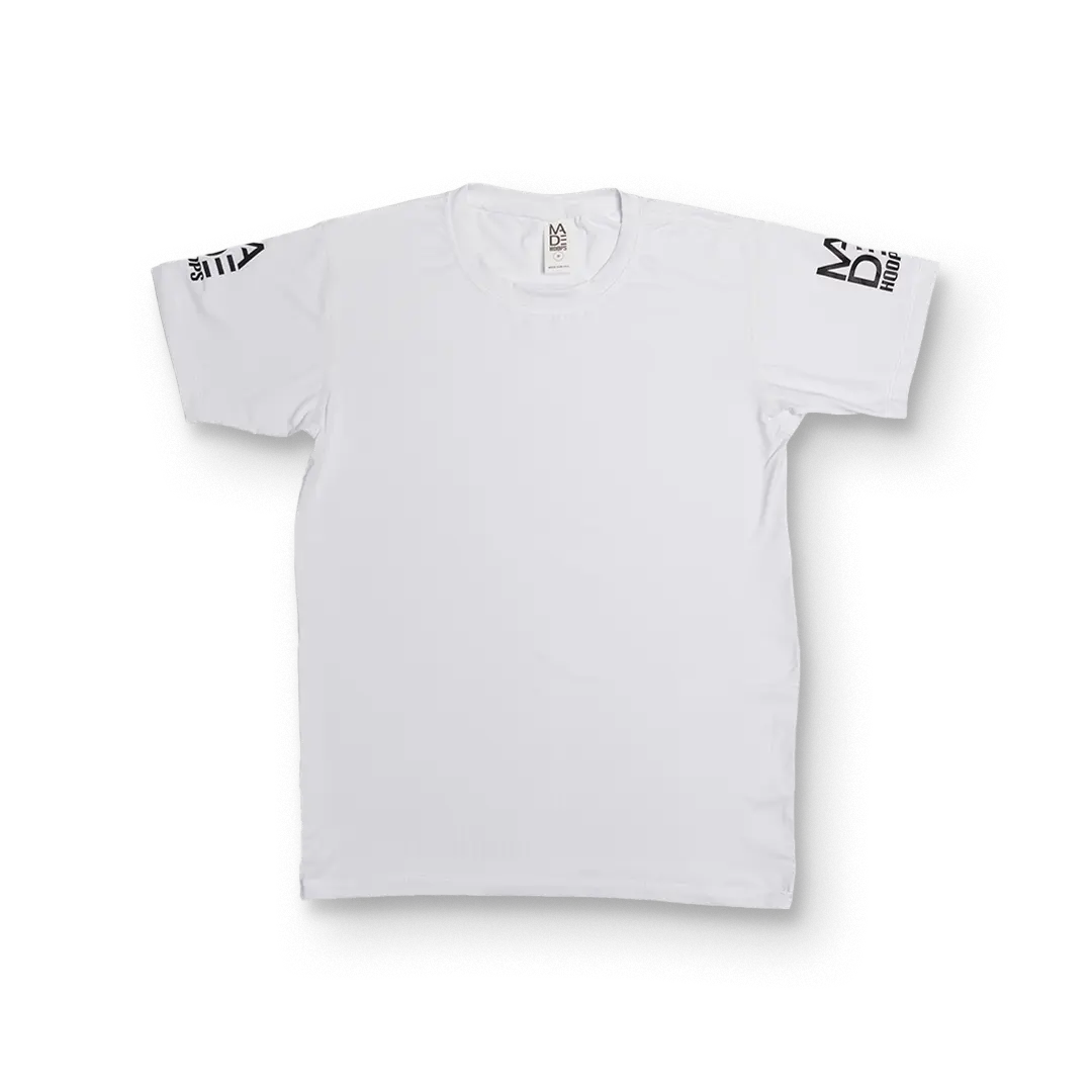 MADE Performance Compression T-Shirt | White Active Wear