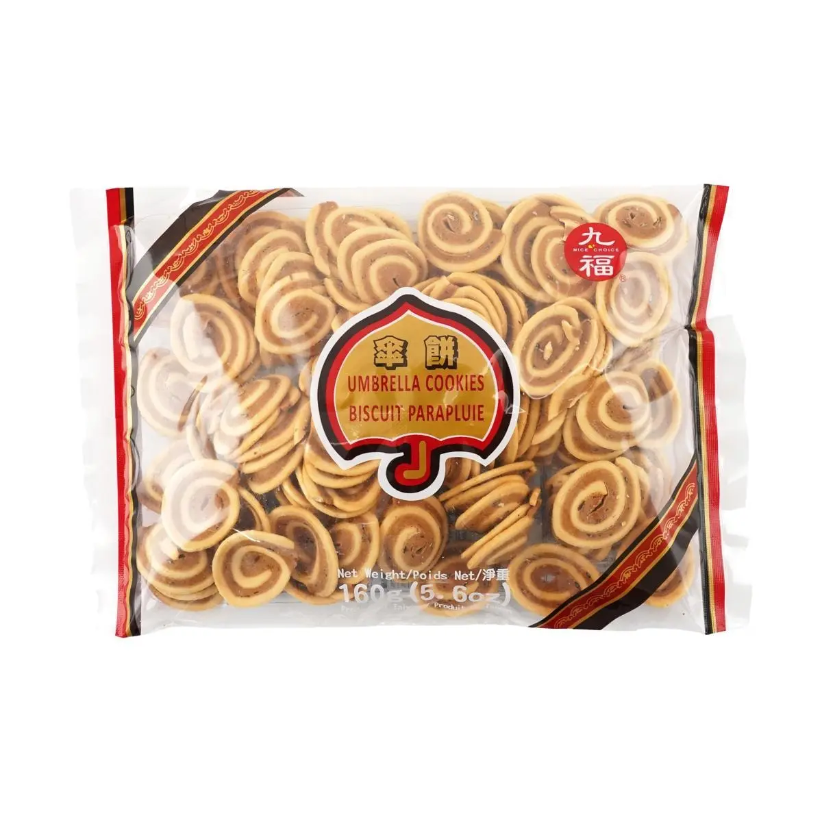 NICE CHOICE Taiwanese Umbrella Cake - Cat Ear Shape 160g | Delicious Snack Treat