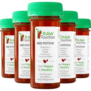 20 Immunity Shots w/Elderberry, Lemon, Maple, Cinnamon 2fl Oz, Packed w/Vitamin C, Raw, Cold Pressed, Unpasteurized, Boosts Immunity, All Natural