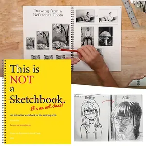 This is Not a Sketchbook Drawing Book, Coloring Book, Coloring Page Loose-leaf Paper Coil Book Spot Diary Notebook Graffiti Handbook Coloring